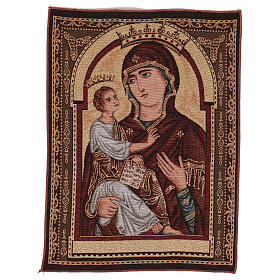Madonna di sotto gli Organi of Pisa tapestry 50x40 cm