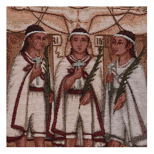 Saint Mexican Martyrs tapestry 40x30 cm 2