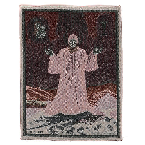Saint Charbel tapestry 15.5x12" 3