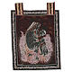 Baby Jesus stroking Our Lady wall tapestry with loops 18.5x15.5" s3