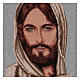 Tapiz Rostro Cristo con Capucha 40x30 cm s2