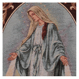Wandteppich Wundertätige Madonna, mit Rahmen und Schlaufen 55x40 cm