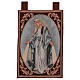 Tapiz Virgen Misericordiosa marco ganchos 50x40 cm s1
