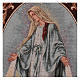 Tapiz Virgen Misericordiosa marco ganchos 50x40 cm s2