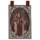 Tapiz Virgen Misericordiosa marco ganchos 50x40 cm s3