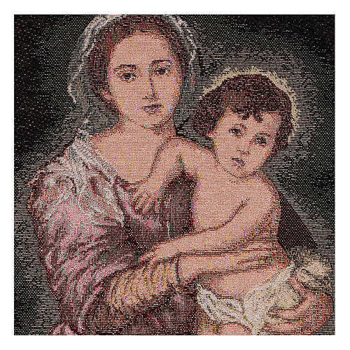 Wandteppich Gottesmutter nach Murillo 40x30 cm 2