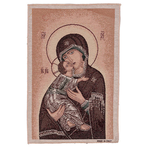 Our Lady of tenderness tapestry 18x12" 1