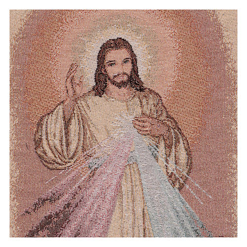 Divine Mercy tapestry 20.5x12" 2
