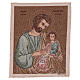 Saint Joseph tapestry in Byzantine style 40x30 cm s1
