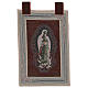 Tapiz Nuestra Señora de Guadalupe marco ganchos 60x40 cm s3