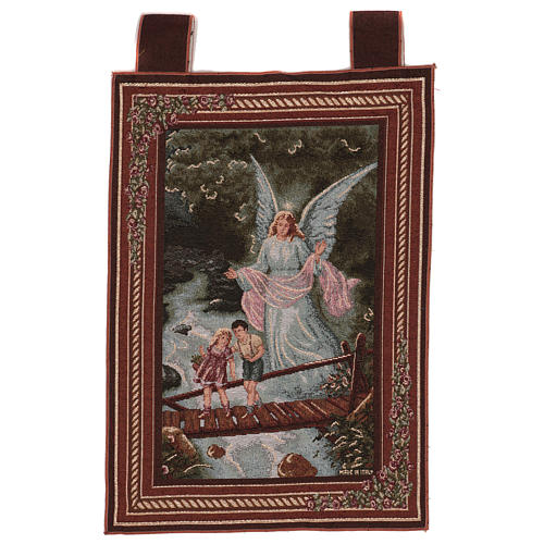 The Guardian Angel tapestry with frame and hooks 50x40 cm 1