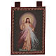 Wandteppich Barmherziger Jesus, mit Rahmen und Schlaufen 55x40 cm s1