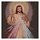 Tapeçaria Cristo Misericordioso moldura ganchos 55x40 cm s2