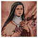 Wandteppich Heilige Therese von Lisieux, mit Rahmen und Schlaufen 55x40 cm s2