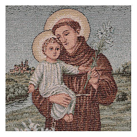 Wandteppich Heiliger Antonius von Padua 40x30 cm