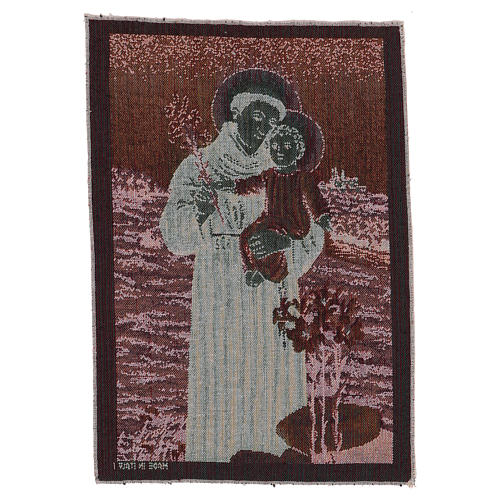 Saint Anthony of Padua tapestry 40x30 cm 3