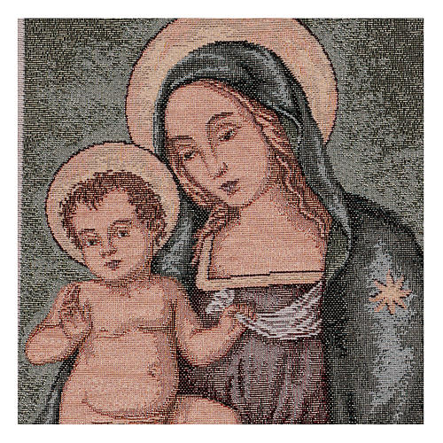 Wandteppich Gottesmutter nach Pinturicchio 45x30 cm 2