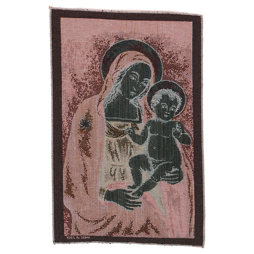 Wandteppich Gottesmutter nach Pinturicchio 45x30 cm 3