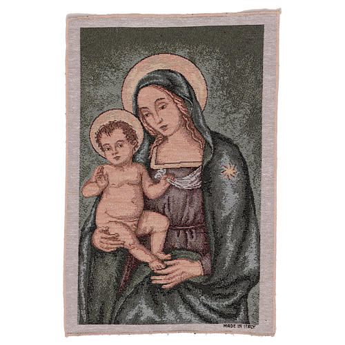 Tapisserie Vierge à l'Enfant de Pinturicchio 40x30 cm 1