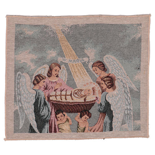 Infant Mary tapestry 12x16" 1