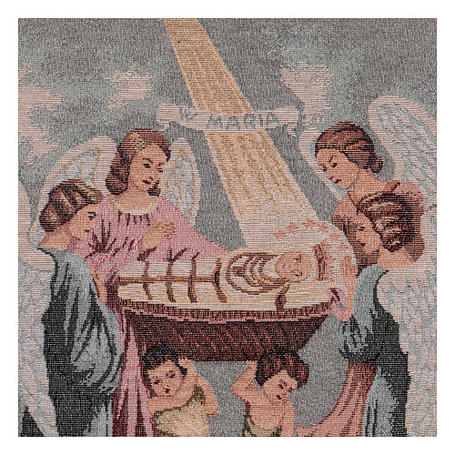 Infant Mary tapestry 12x16" 2
