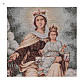 Our Lady of Mount Carmel tapestry 40x30 cm s2