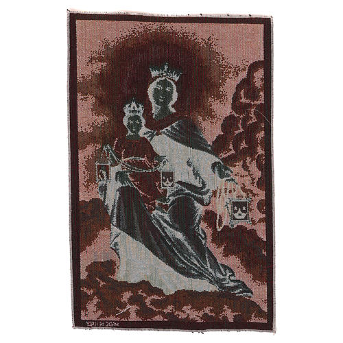 Our Lady of Mount Carmel tapestry, 16x12" 3