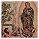 Juan Diego Guadalupe tapestry with golden background 40x30 cm s2
