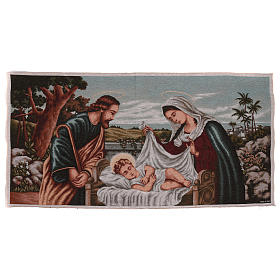 Holy Family tapestry 24.5x47"