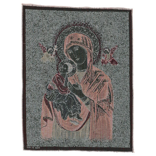 Our Lady of Perpetual Help tapestry 20x15.5"" 3