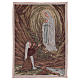 Our Lady apparition at Lourdes tapestry 20.5x16" s1