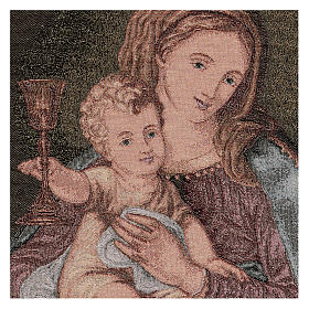 Wandteppich Madonna vom kostbaren Blut 50x40 cm