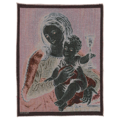 Our Lady of the Precious Blood tapestry 50x40 cm 3
