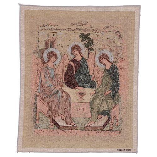 Holy Trinity by Rublev tapestry 19x15.7" 1