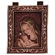 Tapiz Virgen de Recanati marco ganchos 45x40 cm s1