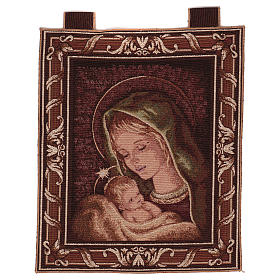 Tapisserie Vierge de Recanati cadre passants 45x40 cm