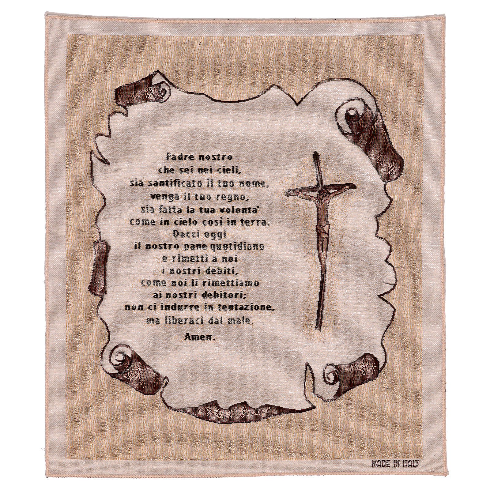 Modlitwa Ojcze Nasz W Oryginale Gobelin Modlitwa Ojcze nasz IT 45x30 cm | sprzedaż online na HOLYART