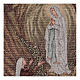 Our Lady apparition at Lourdes tapestry 15.5x12" s2