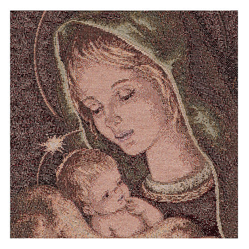 Our Lady of Recanati tapestry 15.5x12" 2