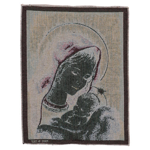Our Lady of Recanati tapestry 15.5x12" 3