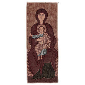 Our Lady with baby Jesus tapestry 38.5x16"