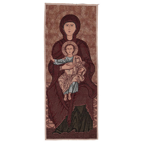 Our Lady with baby Jesus tapestry 38.5x16" 1