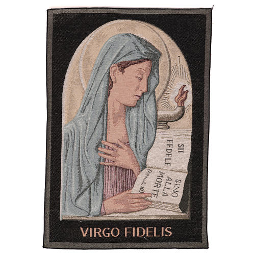 Wandteppich Virgo Fidelis 55x40 cm 1