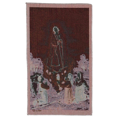 Tapiz Aparición Nuestra Señora de Fatima 50x40 cm 3