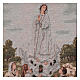 Our Lady apparition at Fatima tapestry 21.5x15.5" s2