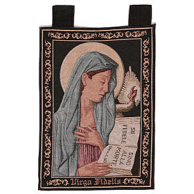 Virgo Fidelis tapestry with frame and hooks 60x40 cm