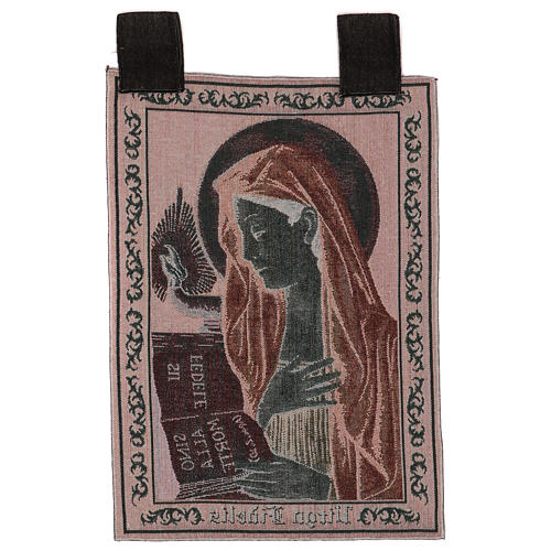 Virgo Fidelis tapestry with frame and hooks 60x40 cm 3
