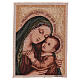Wandteppich Madonna del Buon Consiglio vor Goldgrund 40x30 cm s1