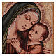 Wandteppich Madonna del Buon Consiglio vor Goldgrund 40x30 cm s2