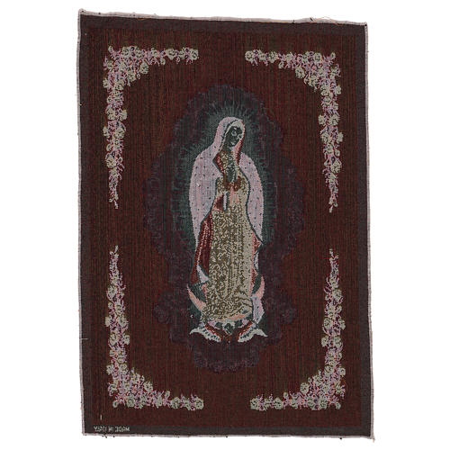 Our Lady of Guadalupe tapestry 21.5x15.5" 3
